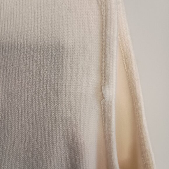 Mia & Tess Waterfall Front Cream Vest Women’s Size OS NWT - Picture 9 of 13